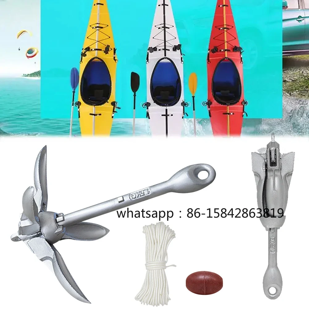 Fishing Kayak Anchor - مرساة قابلة للطي من الفولاذ المقاوم
