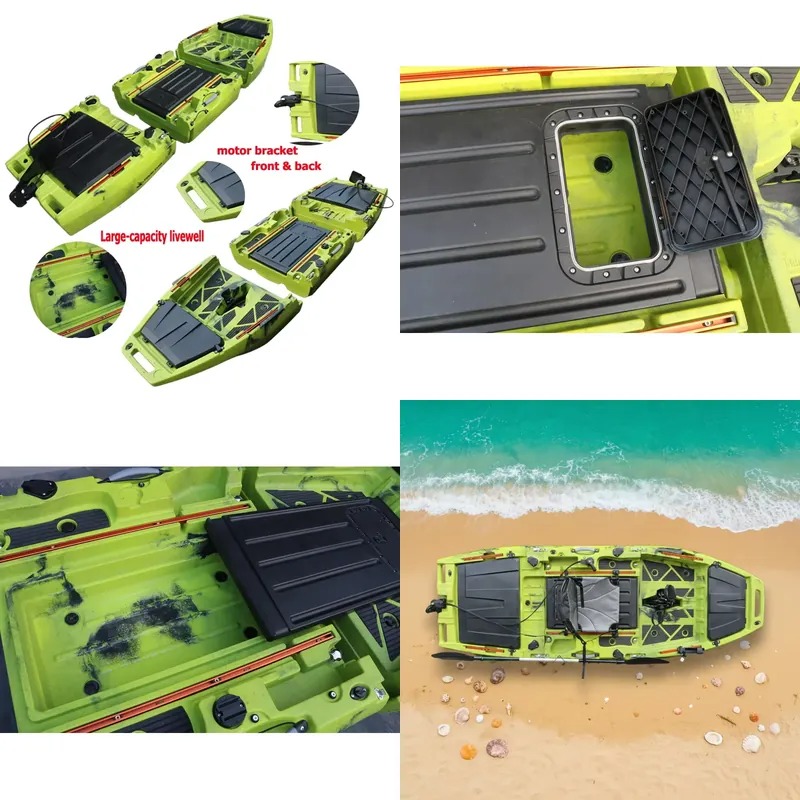 Fishing Kayak Pedal Drive - قارب كاياك بطول 10 أقدام مع