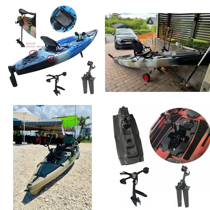 Fishing Kayak Sit On Top - محرك صيد كهربائي بدواسة واحدة للكاياك،