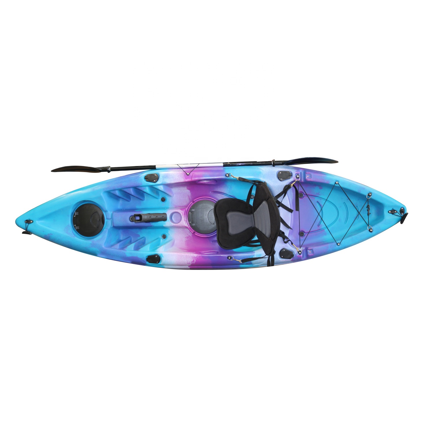 Fishing Kayak Sit On Top - قارب كاياك بلاستيكي لشخص واحد بطول