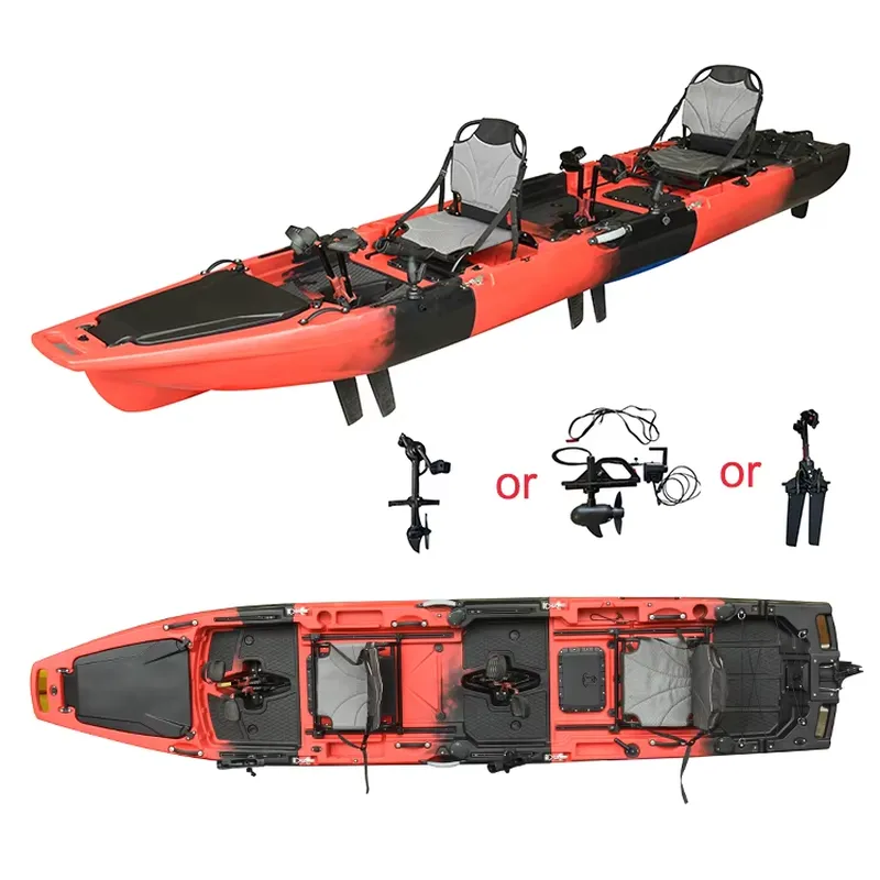 كاياك صيد بطول 14 قدمًا مصنوع  - مراجعة Fishing Kayak Pedal Drive وسعره