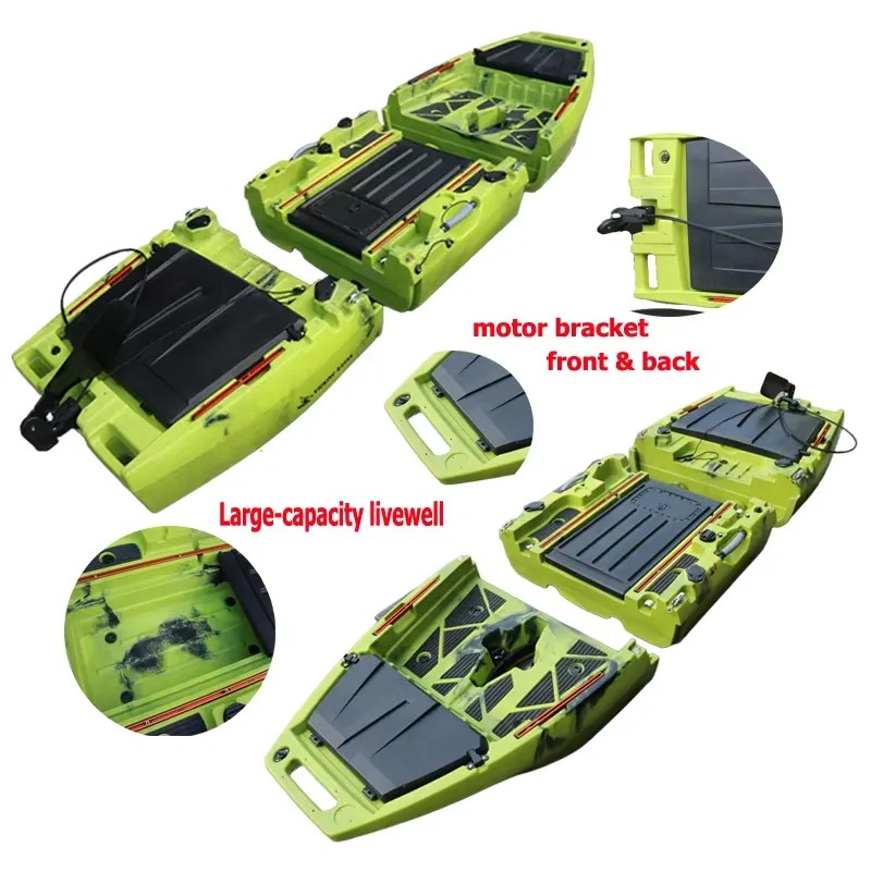 قارب كاياك بطول 10 أقدام مع مر - مراجعة Fishing Kayak Pedal Drive وسعره