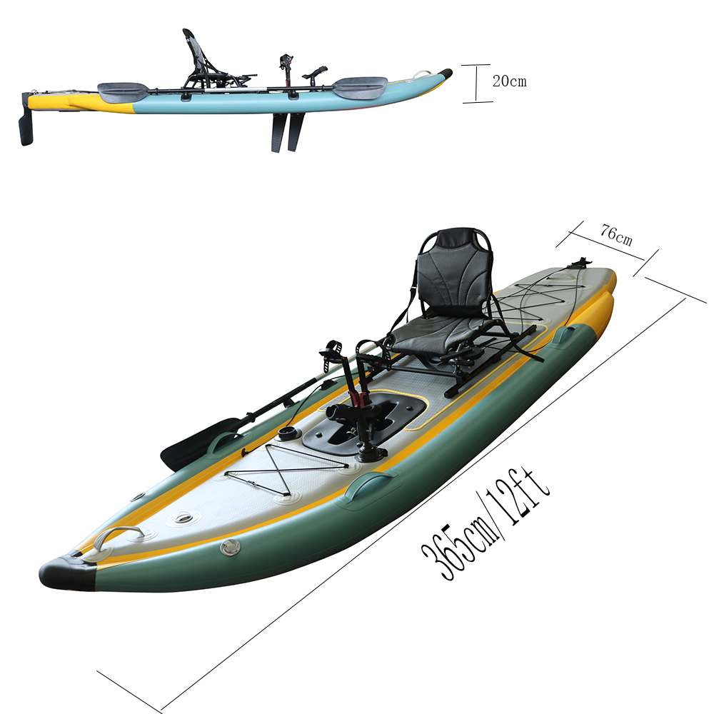 قارب صيد قابل للطي من مادة PVC - مراجعة Fishing Kayak Sit On Top وسعره