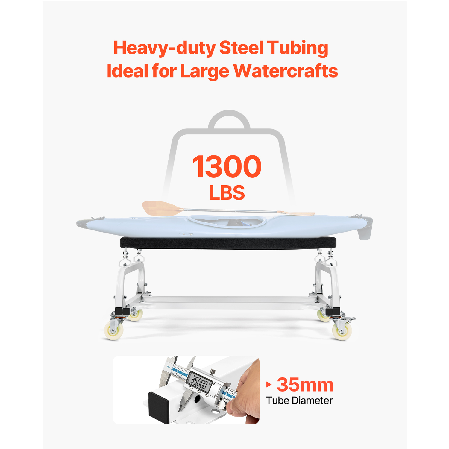عربة SucceBuy 1000/1300LBS Wat - مراجعة Fishing Kayak Cart وسعره