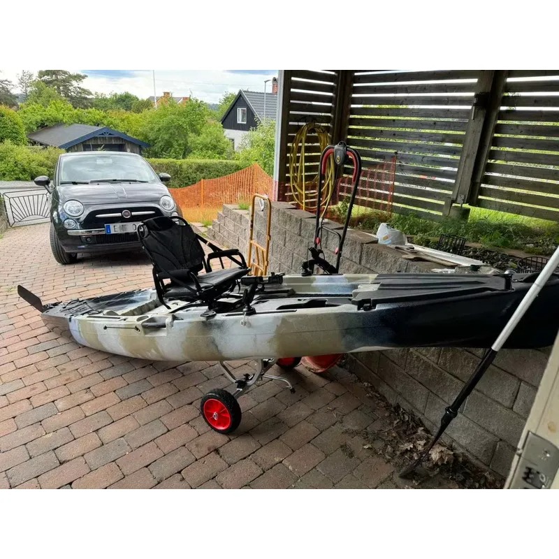 محرك صيد كهربائي بدواسة واحدة  - مراجعة Fishing Kayak Sit On Top وسعره