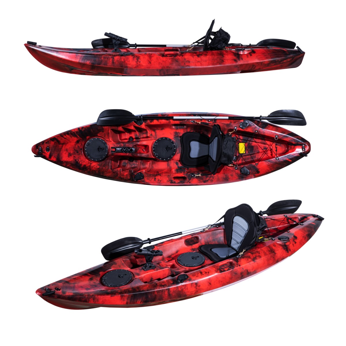 صنع في الصين شخص واحد الصيد كا - مراجعة Fishing Kayak Sit On Top وسعره