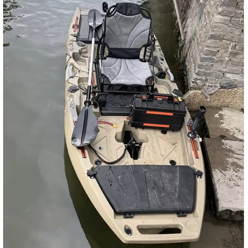 قارب كاياك بطول 10 أقدام مع دا - مراجعة Fishing Kayak Pedal Drive وسعره