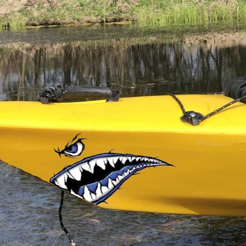 2 قطعة أسنان القرش الفم قارب م - مراجعة Fishing Kayak Sit On Top وسعره