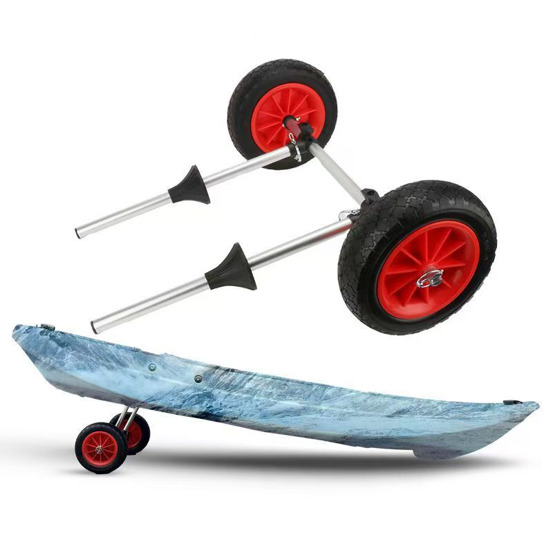 عربة كاياك محمولة قابلة للطي ذ - مراجعة Fishing Kayak Cart وسعره
