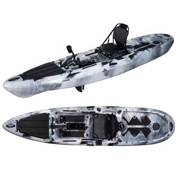 2024 13ft 3.96M - HD شخص واحد  - مراجعة Fishing Kayak Pedal Drive وسعره
